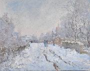 Claude Monet Snow at Argenteuil Germany oil painting artist